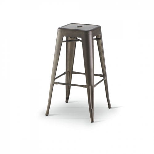 Tabouret de bar contemporain - SG 501/INT - DRIGANI SRL - en acier / avec piètement en métal / 4 pieds