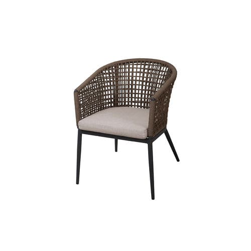 Chaise contemporaine - CAYO LARGO - DRIGANI SRL - d'extérieur / en tissu / avec piètement en aluminium peint