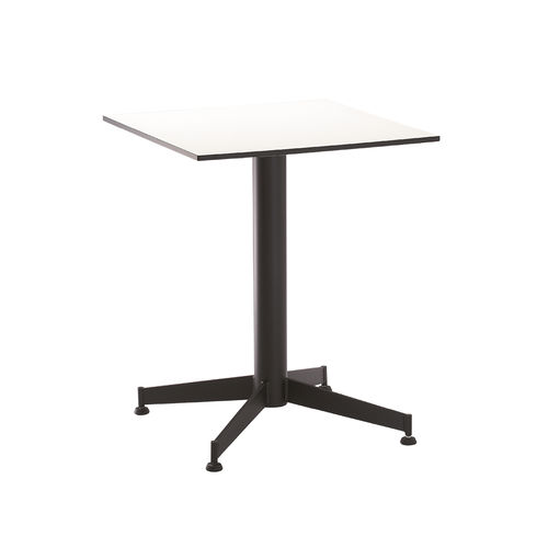 Table contemporaine - FT 022 - DRIGANI SRL - en acier inoxydable / avec piètement en acier inoxydable / carrée
