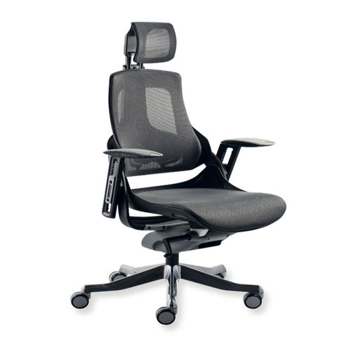 Chaise de bureau contemporaine - UF 612 - DRIGANI SRL - d'intérieur / en résille / avec piètement en métal