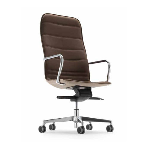 Chaise de bureau contemporaine - UF 592/A - DRIGANI SRL - d'intérieur / en tissu / avec piètement en métal