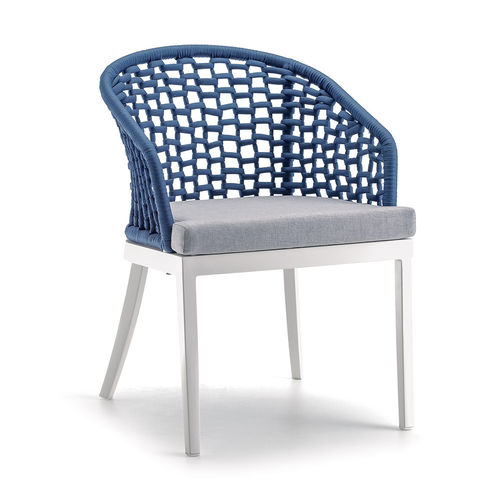 Chaise contemporaine - PUNTA CANA - DRIGANI SRL - d'extérieur / en tissu / en corde