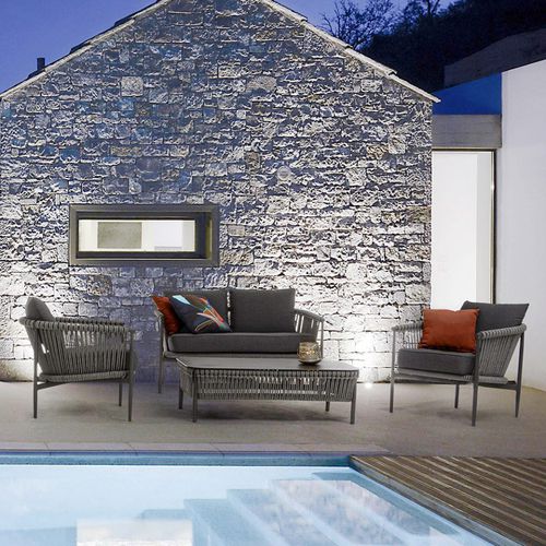 Canapé contemporain - DOLOMITI - DRIGANI SRL - d'extérieur / en Sunbrella® / en tissu acrylique