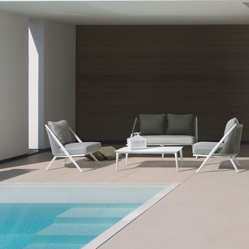 Canapé contemporain - SANTA CRUZ LOUNGE - DRIGANI SRL - d'extérieur / en tissu acrylique / en corde