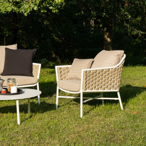 Fauteuil de jardin - LOVE - DRIGANI SRL - contemporain / en Textilene® / en corde