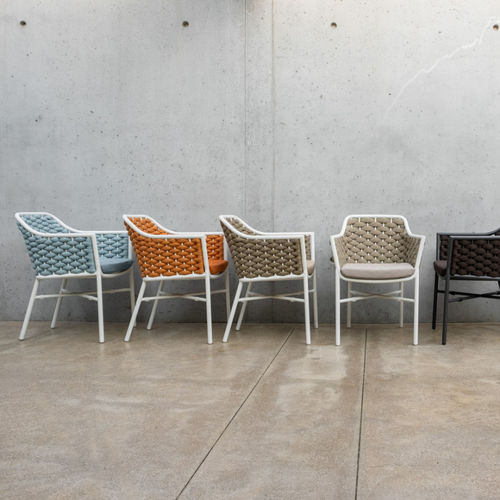 Chaise contemporaine - LOVE - DRIGANI SRL - d'intérieur / en Textilene® / en corde