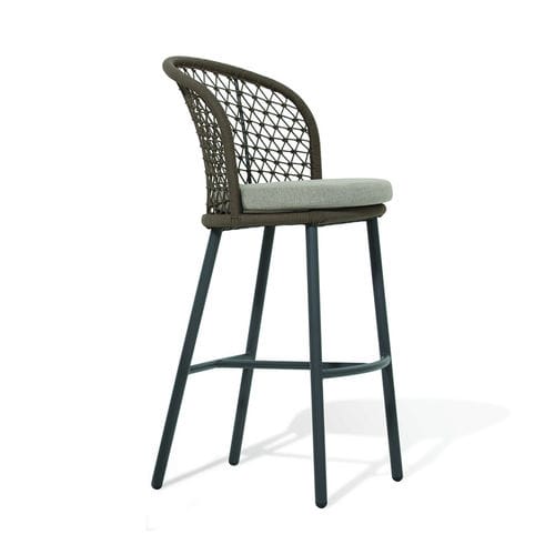 Chaise de bar contemporaine - SHANGRI LA - DRIGANI SRL - d'extérieur / d'intérieur / en Textilene®