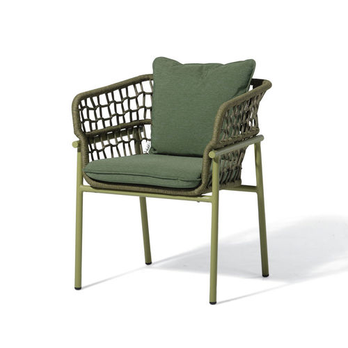 Chaise contemporaine - JUNGLE - DRIGANI SRL - d'intérieur / en Textilene® / en corde