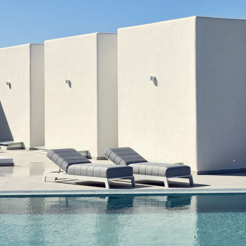 Bain de soleil contemporain - ARGENTINA - DRIGANI SRL - en Sunbrella® / en aluminium / d'intérieur