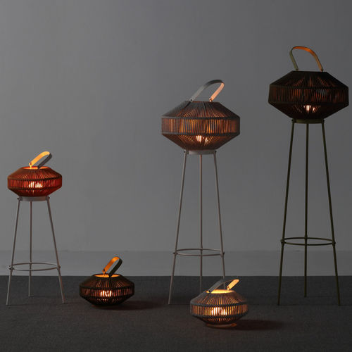 Lampe sur pied - IKO LANTERNA - DRIGANI SRL - en aluminium / en Textilene® / contemporaine