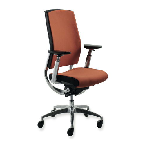 Fauteuil de direction contemporain - UF 451 B - DRIGANI SRL - en tissu / en métal / avec repose-tête