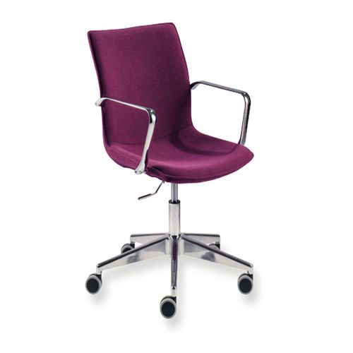Chaise contemporaine - UF 180 - DRIGANI SRL - d'intérieur / en tissu / avec piètement en métal
