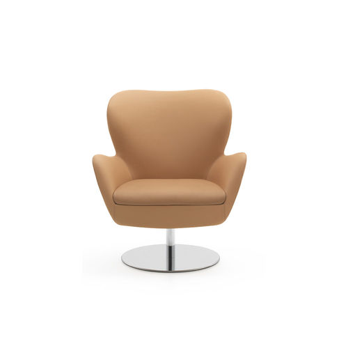 Fauteuil contemporain - PL 4999 - DRIGANI SRL - en tissu / en acier / tapissé