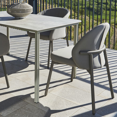 Chaise contemporaine - MUSA - DRIGANI SRL - de jardin / d'intérieur / en tissu