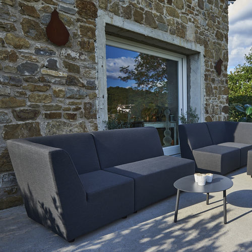Canapé modulable - SHAPE - DRIGANI SRL - contemporain / de jardin / en tissu