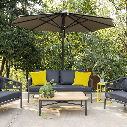 Canapé contemporain - GAIA-BELIZE - DRIGANI SRL - d'extérieur / en Textilene® / en corde