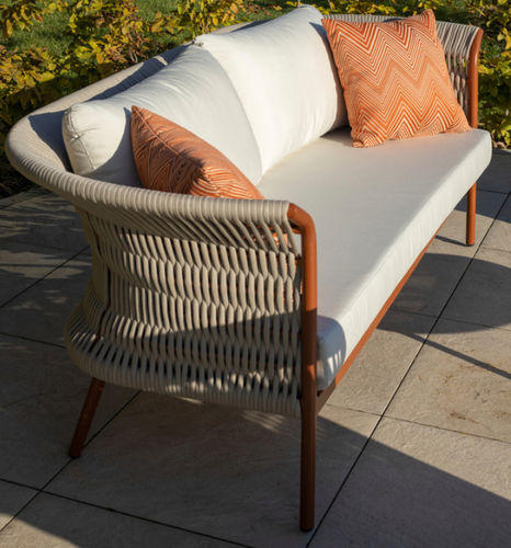 Canapé contemporain - fly - DRIGANI SRL - d'extérieur / en tissu / en mousse