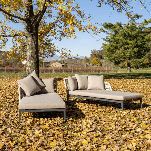 Bain de soleil contemporain - QUINTANA  - DRIGANI SRL - en Textilene® / en corde / en aluminium