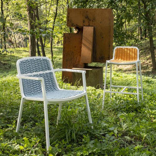 Chaise contemporaine - NIDA  - DRIGANI SRL - d'extérieur / d'intérieur / aluminium