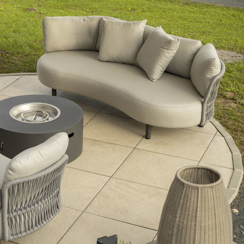 Canapé contemporain - MOON - DRIGANI SRL - en tissu / en polyester / en polyéthylène
