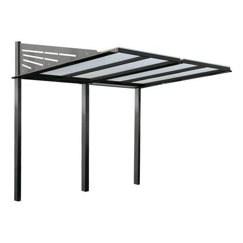 Abri vélo couverture en polycarbonate - CONVIVIALE® - PROCITY - en acier / en aluminium / pour espace public