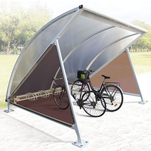 Abri vélo couverture en polycarbonate - MOONSHAPE - PROCITY - en acier / en aluminium / pour espace public