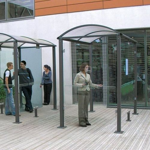 Abri fumeurs d'extérieur - VOUTE CLASSIC - PROCITY - semi-ouvert / en aluminium