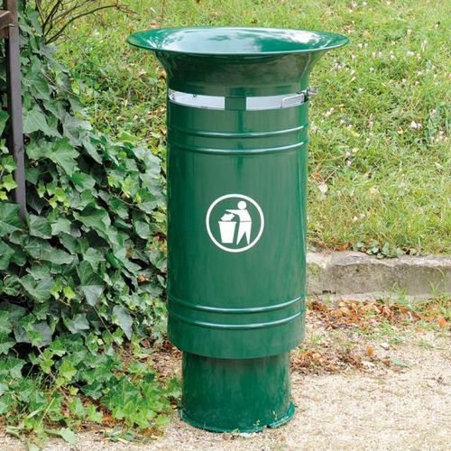 Poubelle publique - CERGY - PROCITY - de tri sélectif / sur pied / en acier peint