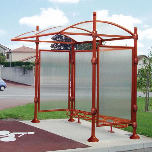 Abri vélo en acier - Province City - PROCITY - pour espace public / couverture en polycarbonate / modulaire