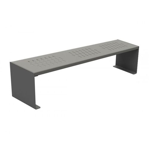 Banc public contemporain - KUBE - PROCITY - en acier galvanisé / en acier peint / en zinc