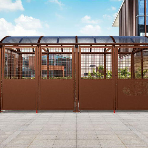 Abri vélo sécurisé - L - PROCITY - en acier galvanisé / en aluminium / pour espace public