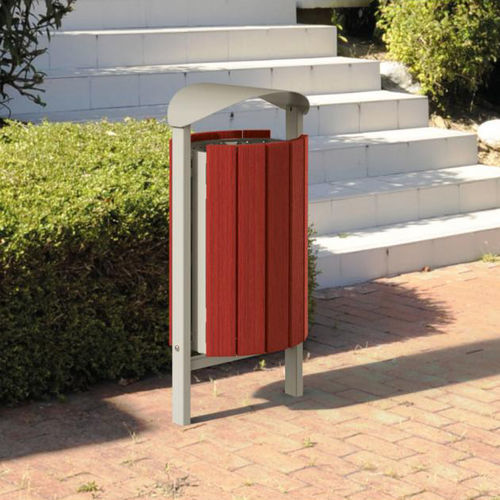 Poubelle publique - SILAOS® - PROCITY - sur pied / en acier / en zinc