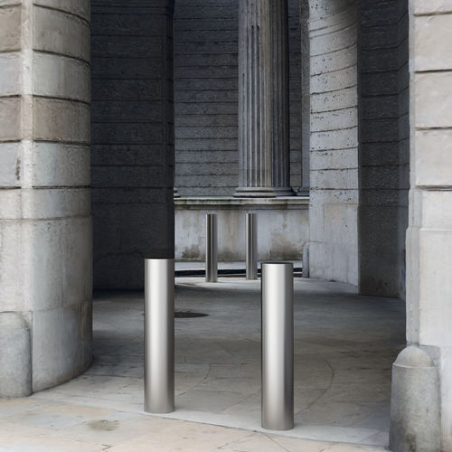 Borne piétonne - ANTI-RAM - PROCITY - en inox brossé / résistante aux chocs / pour espace public