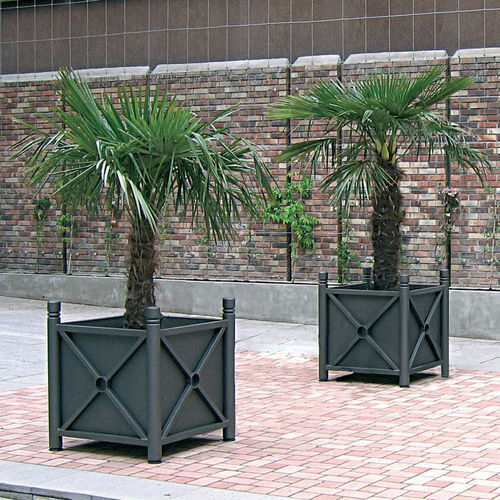 Jardinière en tôle d'acier - PROVINCE CITY - PROCITY - en acier galvanisé / en acier / en bois de feuillus
