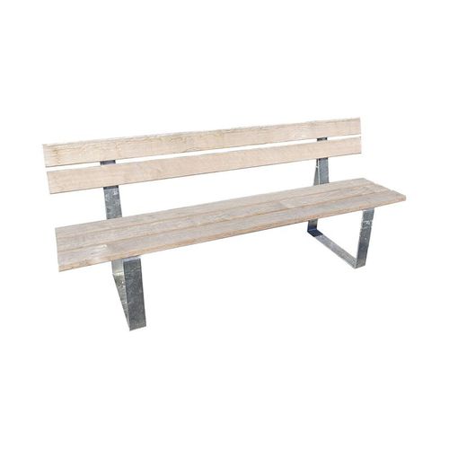 Banc public contemporain - RIGA  - PROCITY - en acier galvanisé / en acier / en zinc