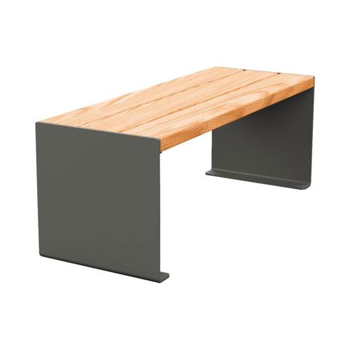 Banc public contemporain - KUBE - PROCITY - en acier galvanisé / en acier / en zinc