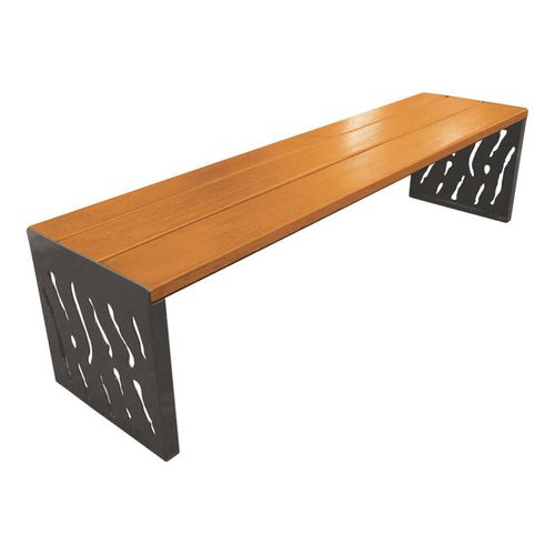 Banc public design - VENICE - PROCITY - en acier galvanisé / en acier / en zinc