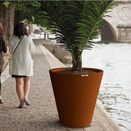 Jardinière en plastique - LARGE TRADITION  - PROCITY - ronde / modulable / 100% recyclable