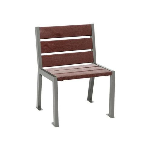 Chaise de jardin moderne - Silaos® - PROCITY - d'extérieur / en acier / en plastique recyclé