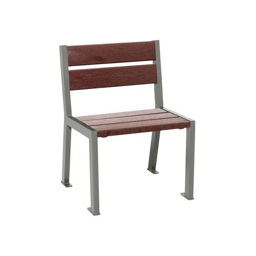 Chaise de jardin contemporaine - Silaos® - PROCITY - pour extérieur / en acier / en plastique recyclé