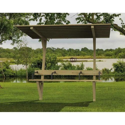 Banc public en acier - LONDRES - PROCITY - bois / avec dossier / avec accoudoirs