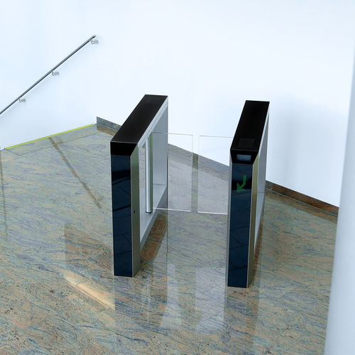 Barrière de contrôle d'accès - AXIOMA, AXIOMA VIP - Karl Gotschlich GesmbH - va-et-vient / en inox / en verre acrylique