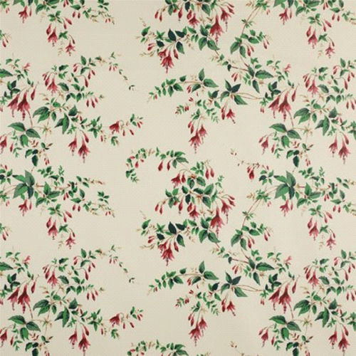 Tissu d'ameublement - FUCHSIA - Colefax & Fowler - à fleurs / en coton
