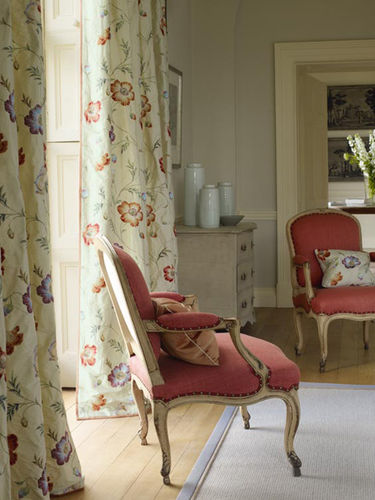 Tissu pour rideaux - PEMBURY  - Colefax & Fowler - à fleurs / en viscose