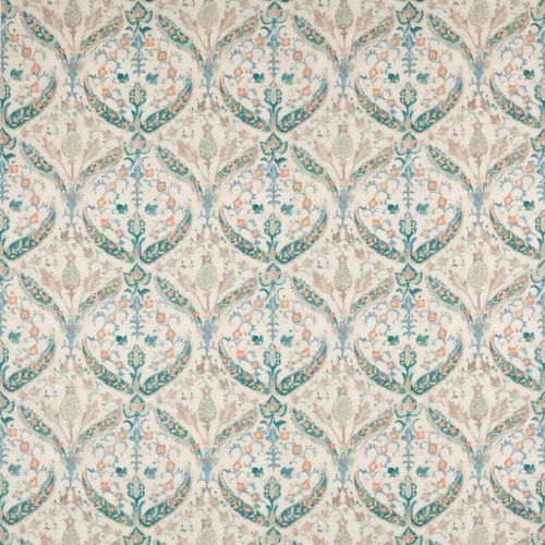 Tissu d'ameublement - YASAMIN - Colefax & Fowler - pour rideaux / à fleurs / en lin