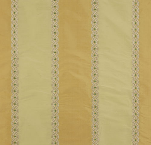 Tissu pour rideaux - SUMMER PALACE : BROCADE STRIPE - Colefax & Fowler - à rayures / en viscose