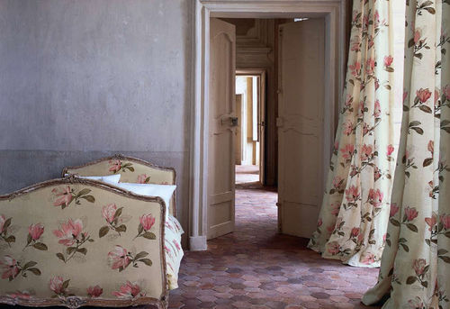 Tissu pour rideaux - VERYAN - Colefax & Fowler - à motif / en lin
