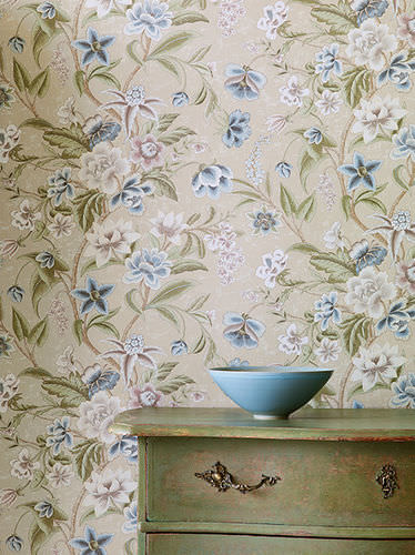 Papier peint classique - CELESTINE - Colefax & Fowler - à motif floral