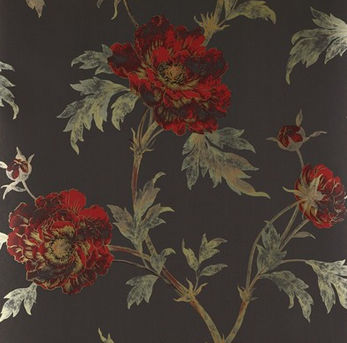 Papier peint classique - TREE PEONY - Colefax & Fowler - à motif floral