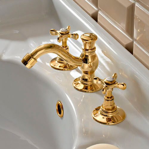 Mélangeur de vasque - MR142OL - Sbordoni - à poser / en métal / de salle de bain